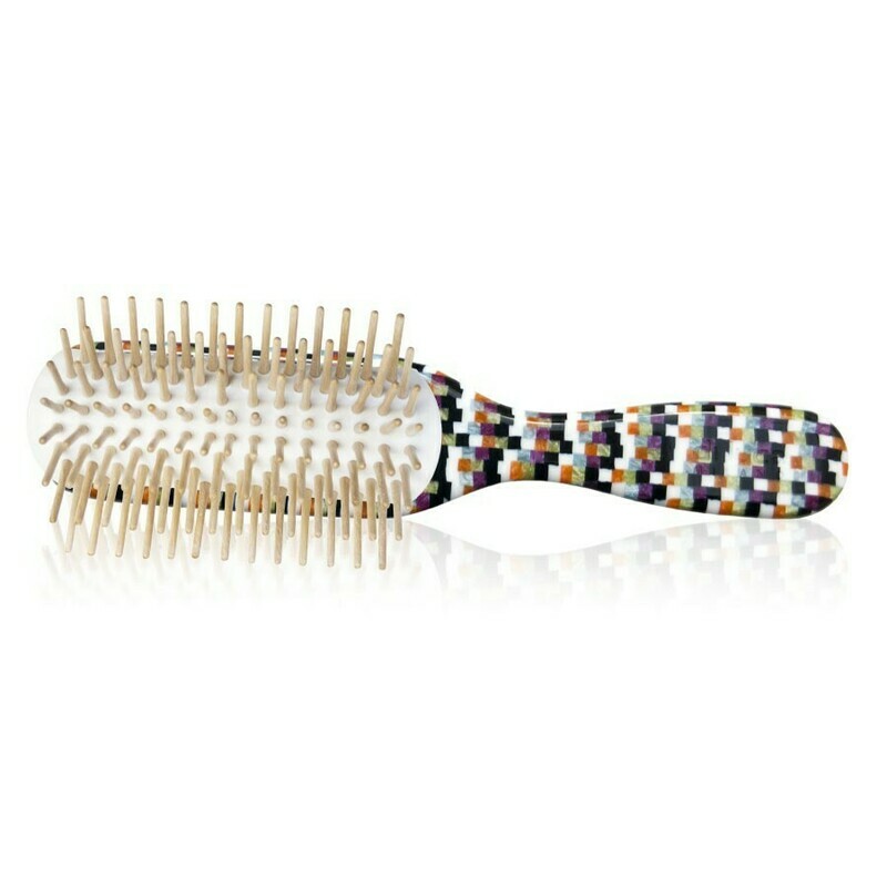 Spazzola Capelli / Bürste Rhodoid grande / groß Arlequine (Limited Edition)