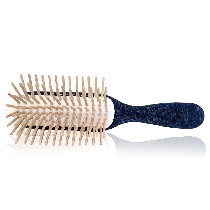 Spazzola Capelli / Bürste Rhodoid grande / groß Royal Blue