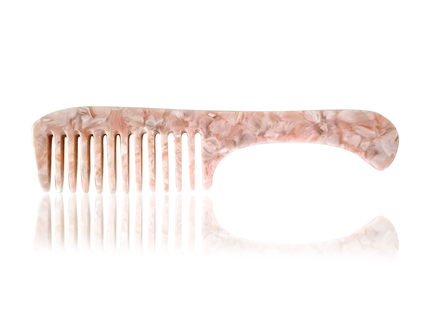 Pettine Manico / Kamm Rhodoid mit Griff Ballerina