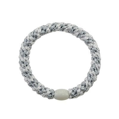 KKNEKKI WHITE SILVER GLITTER STRIPE