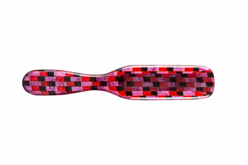 Spazzola Capelli / Bürste Rhodoid grande / groß Mosaik