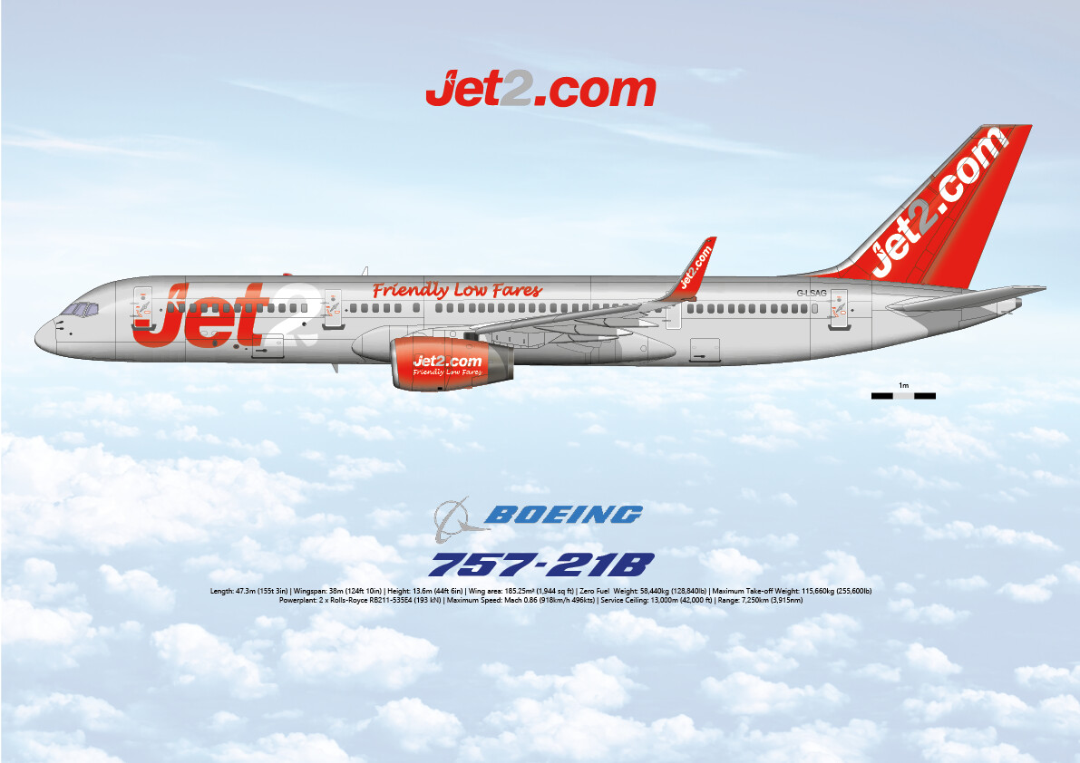 Boeing 757-200 of Jet2