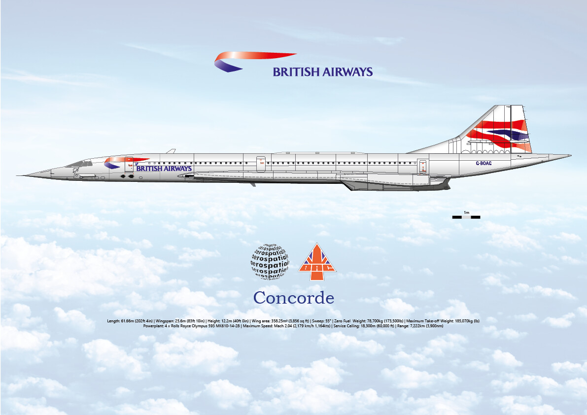 Concorde - British Airways Chatham Dockyard - G-BOAG
