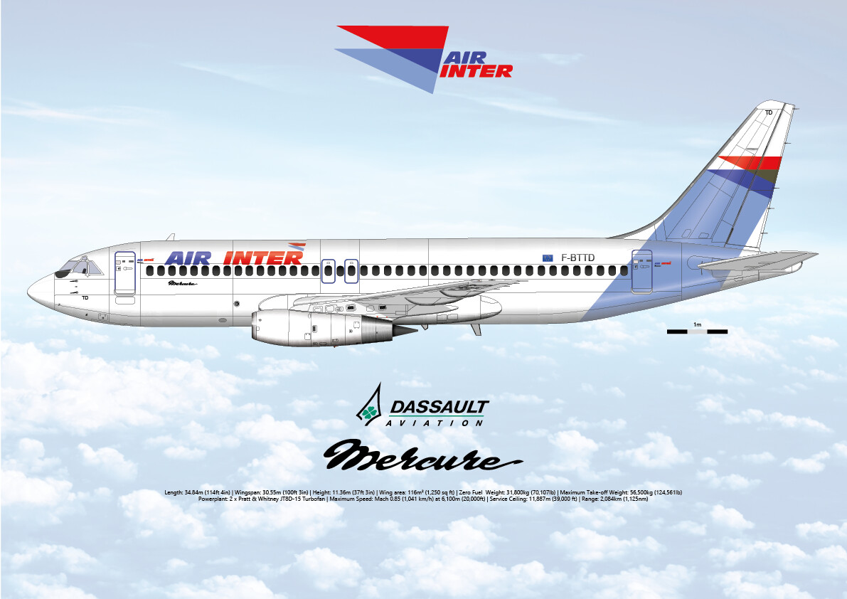 Dassault Mercure of Air Inter