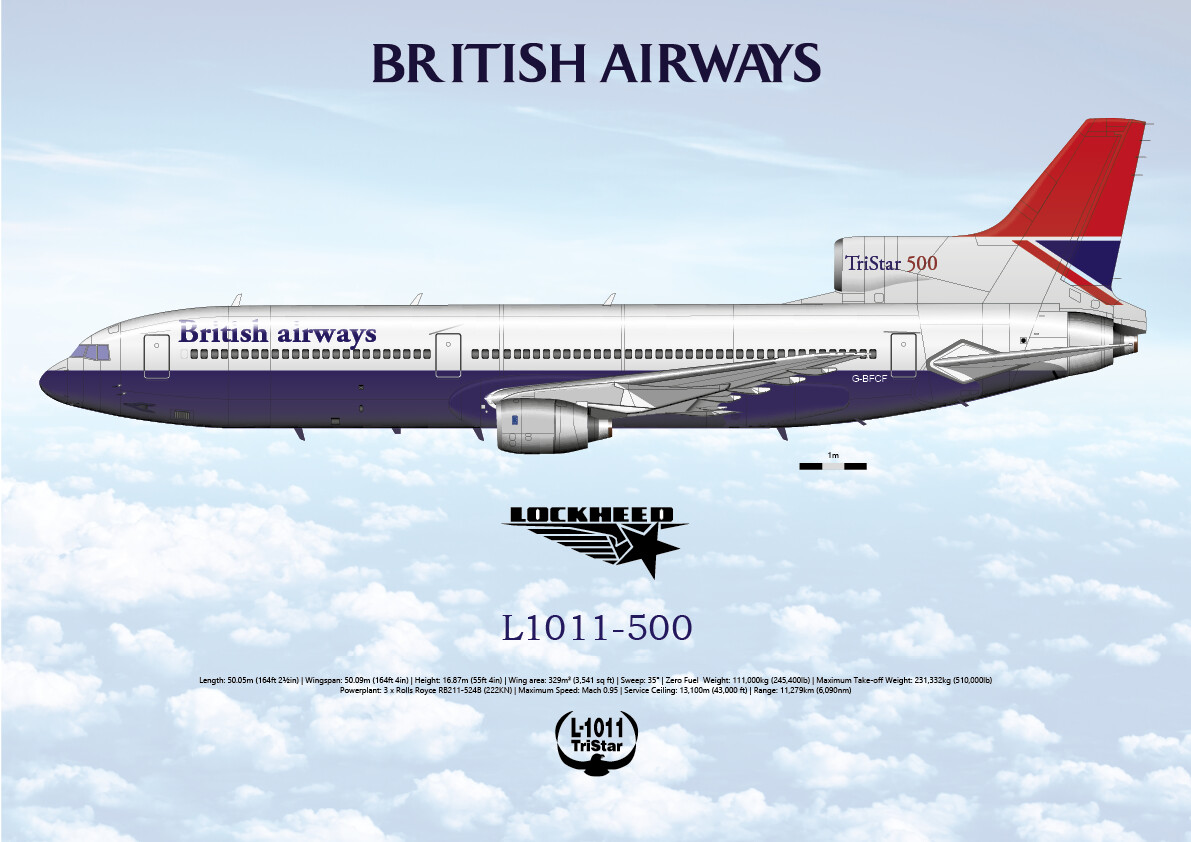 ロッキード L-1011-500 British Airways 1:200 【公式通販】