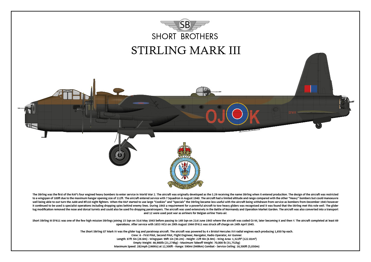 Short Stirling Mk III EF411