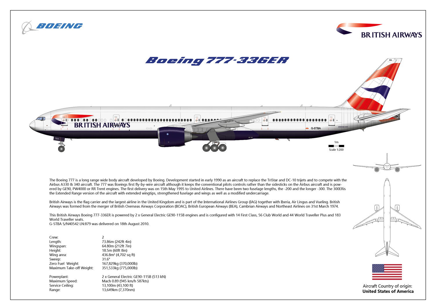 Boeing 777-336ER British Airways