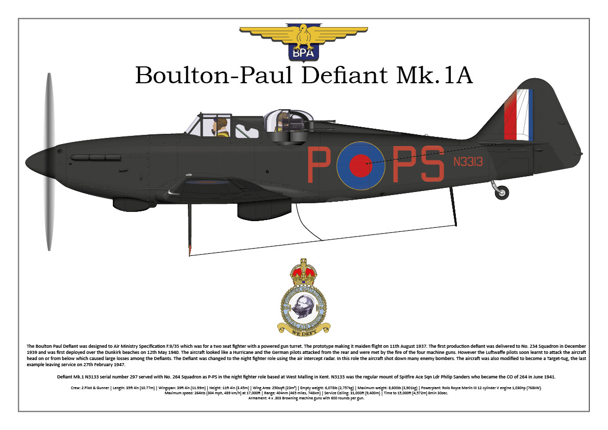 Boulton Paul Defiant N3313