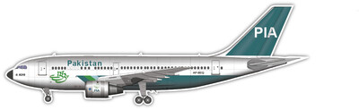 Airbus A310-300 of Pakistan International Airlines - Vinyl Stickers