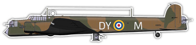 Armstrong Whitworth Whitley - Vinyl Sticker