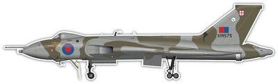 Avro Model 698 Vulcan B.2 XM575 - Vinyl Sticker