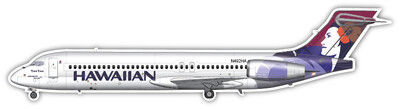Boeing 717-200 Hawaiian Airlines - Vinyl Stickers