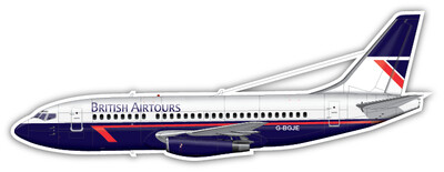 Boeing 737-236 British Airtours - Vinyl Sticker