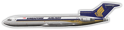 Boeing 727-200Adv Singapore Airlines - Vinyl Sticker