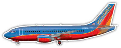 Boeing 737-500 Southwest Airlines-Vinyl Sticker