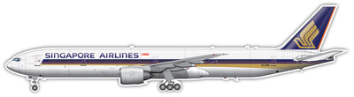 Boeing 777-312ER Singapore Airlines - Vinyl Sticker