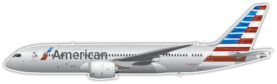 Boeing 787-8 American Airlines - Vinyl Stickers