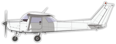 Cessna C152 - Vinyl Sticker