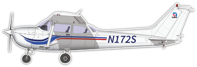 Cessna C172 - Vinyl Sticker