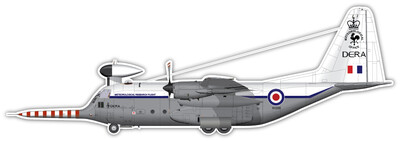 Lockheed C130 hercules W2 "Snoopy" XV208 - Vinyl Sticker