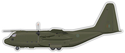 Lockheed C130 Hercules RAF Mk1 XV300 - Vinyl Sticker