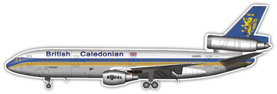 McDonnel Douglas DC10-30 of Caledonian Airways - Vinyl Stickers