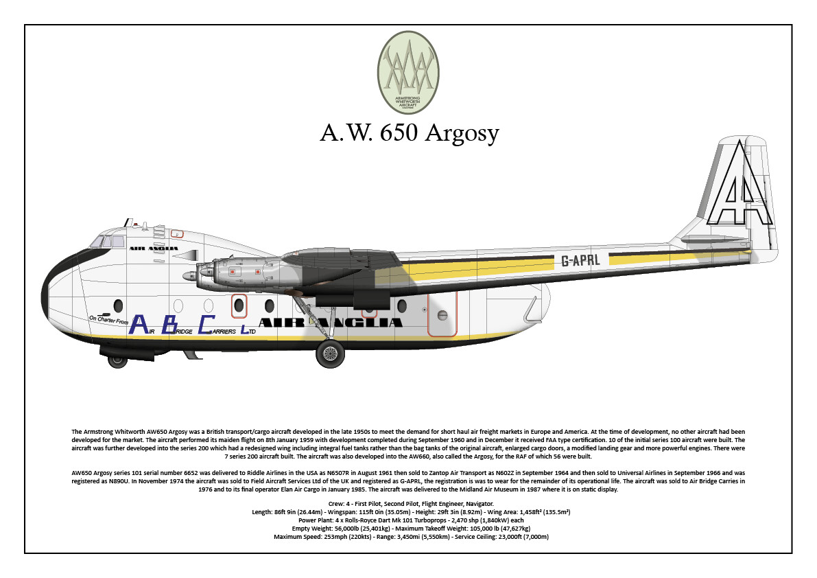 Armstrong Whitworth AW650 Argosy - Digital Download