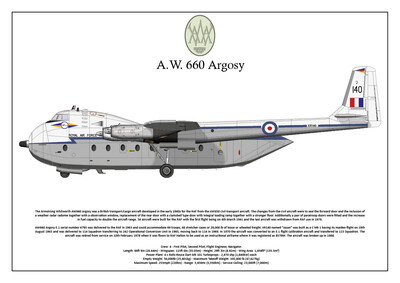 Armstrong Whitworth AW660 Argosy - RAF