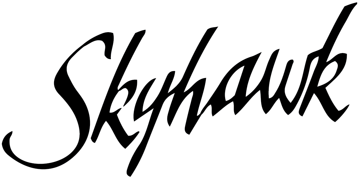 Cessna Skyhawk Logo - Vinyl Sticker