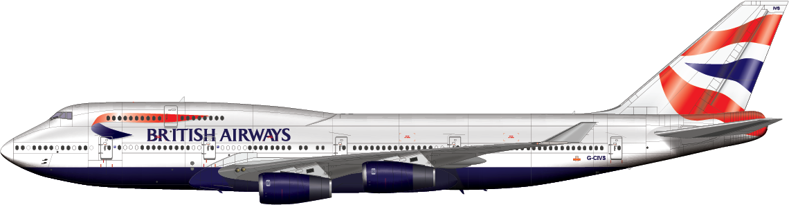 British Airways 100th Anniversary Boeing 747-400 Livery BecherAviation Geschenk 