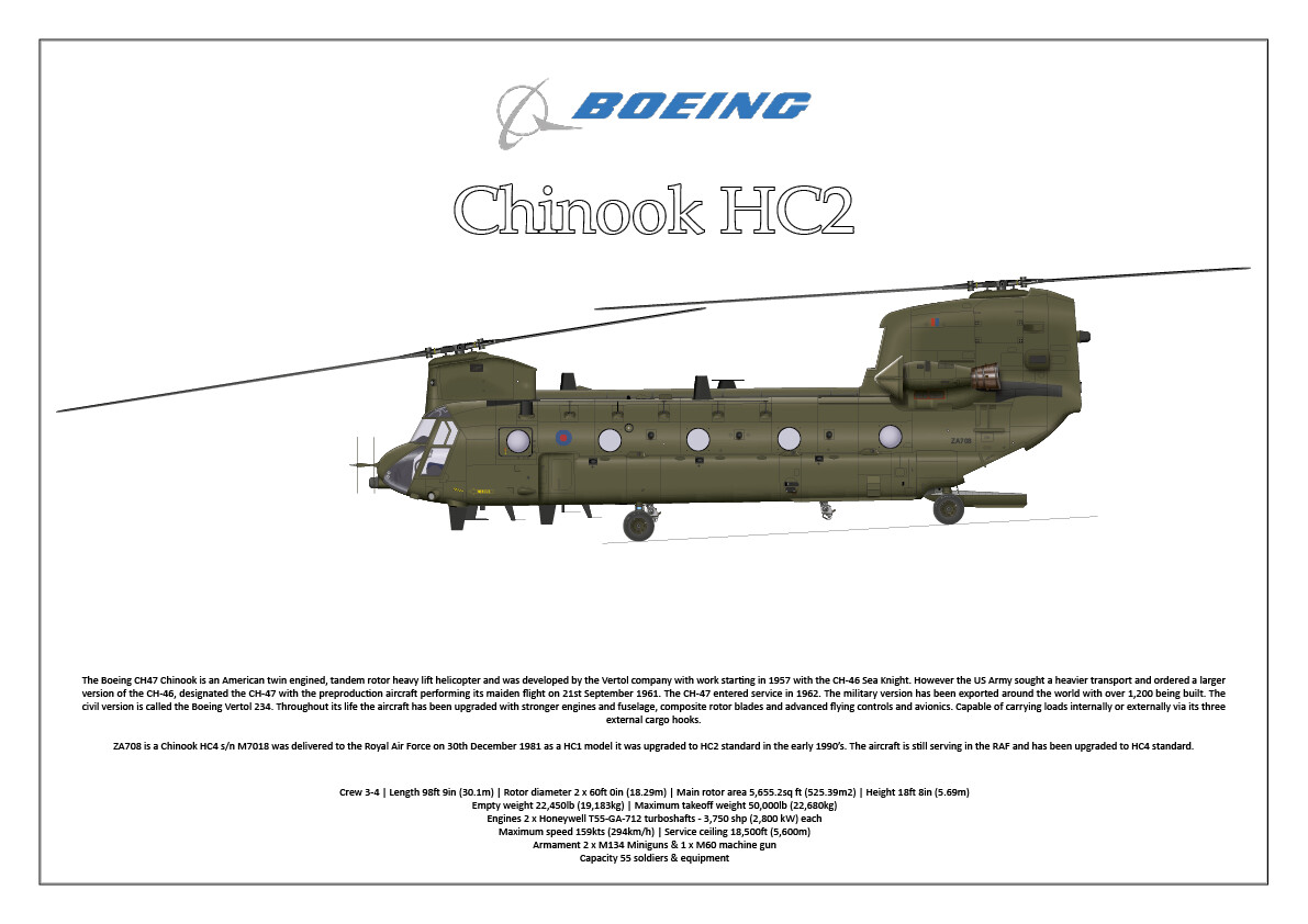 Boeing C47 Chinook HC2