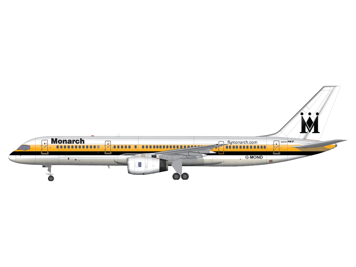 Boeing 757 narrow body airliner