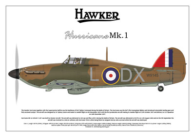 Hawker Hurricane Mk1 W9145 L-DX