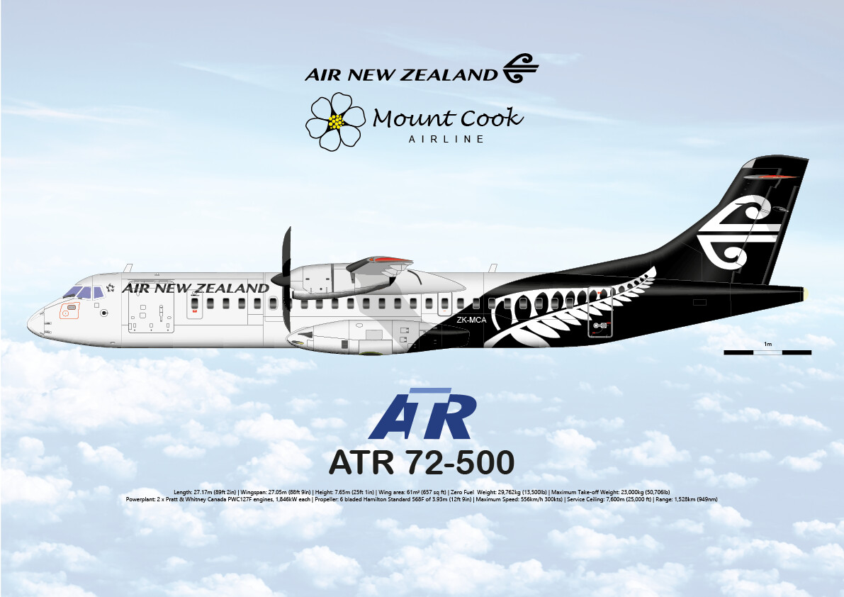ATR72-500 - Air New Zealand - Digital Download