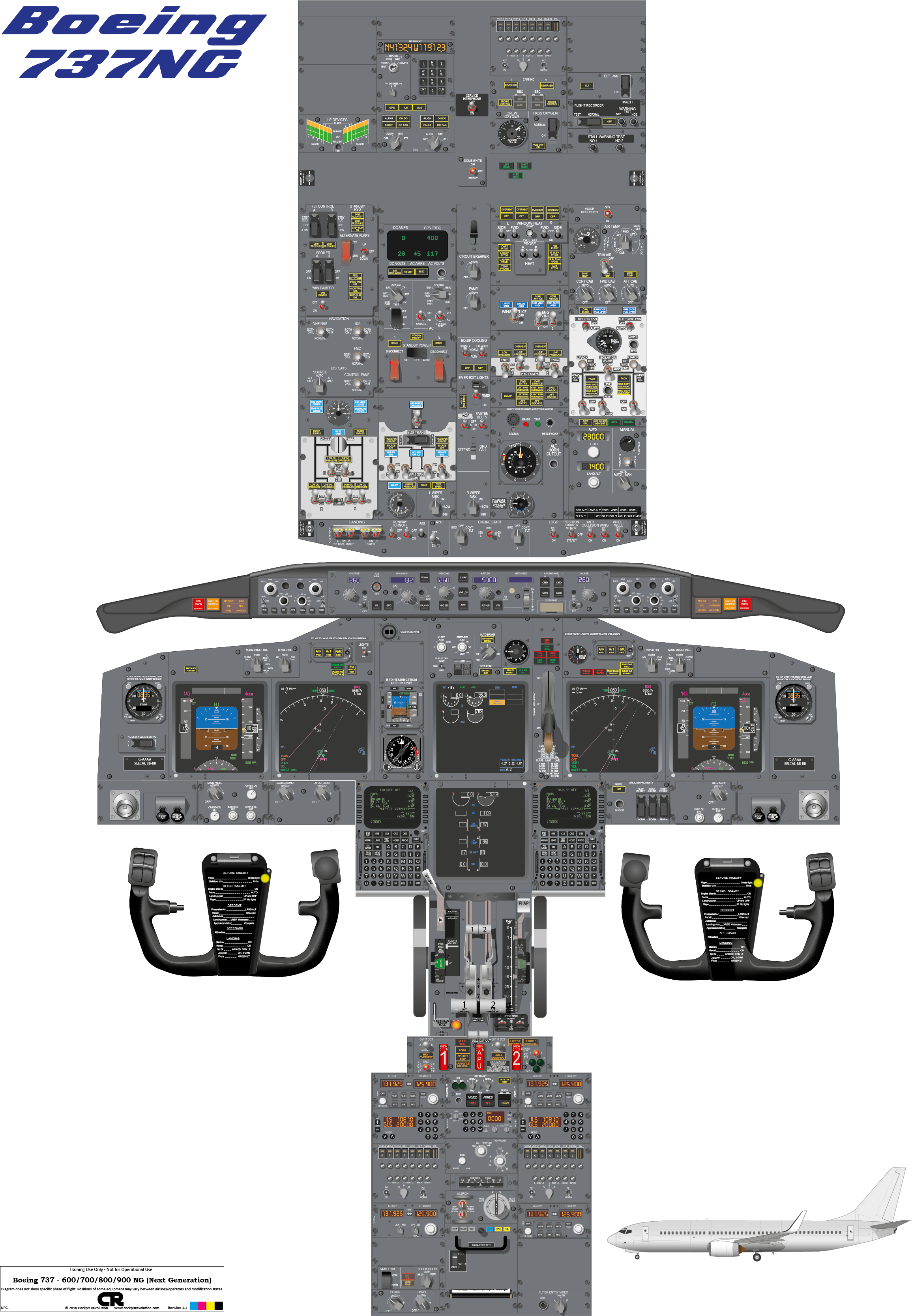 clipart boeing 737 cockpit
