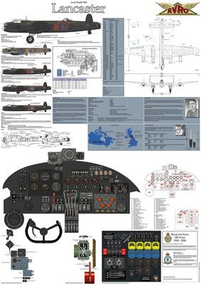 Avro Lancaster - Full Poster - Print