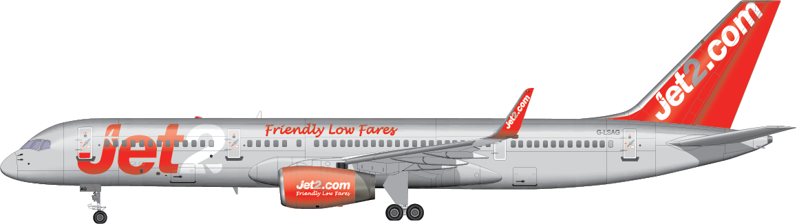 Boeing 757-200 of Jet2