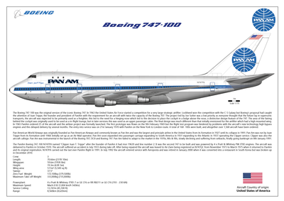 Boeing 747-100 of PanAm N747PA - First 747 delivered