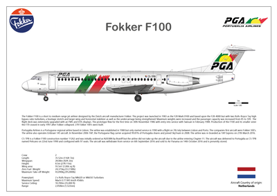 Fokker F100 of Portugalia