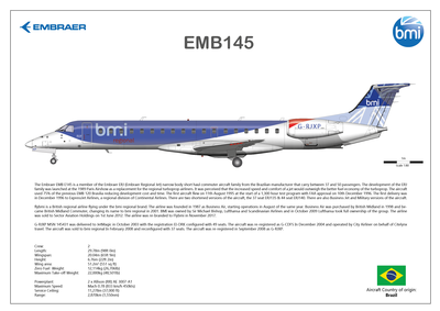 Embraer EMB 145 of bmi regional