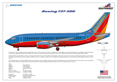 Boeing 737-500 Southwest Airlines