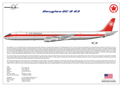 Douglas DC-8-63 of Air Canada