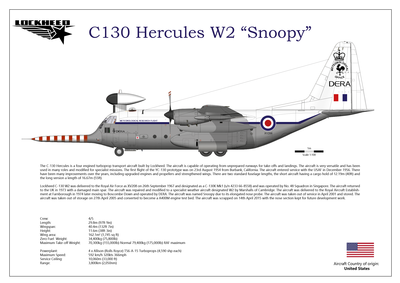 Lockheed C130 hercules W2 "Snoopy" XV208