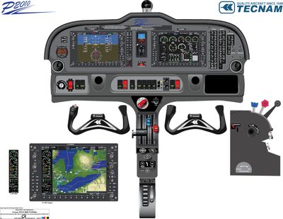 Tecnam P2010 MkII G1000 Cockpit Poster - Digital Download