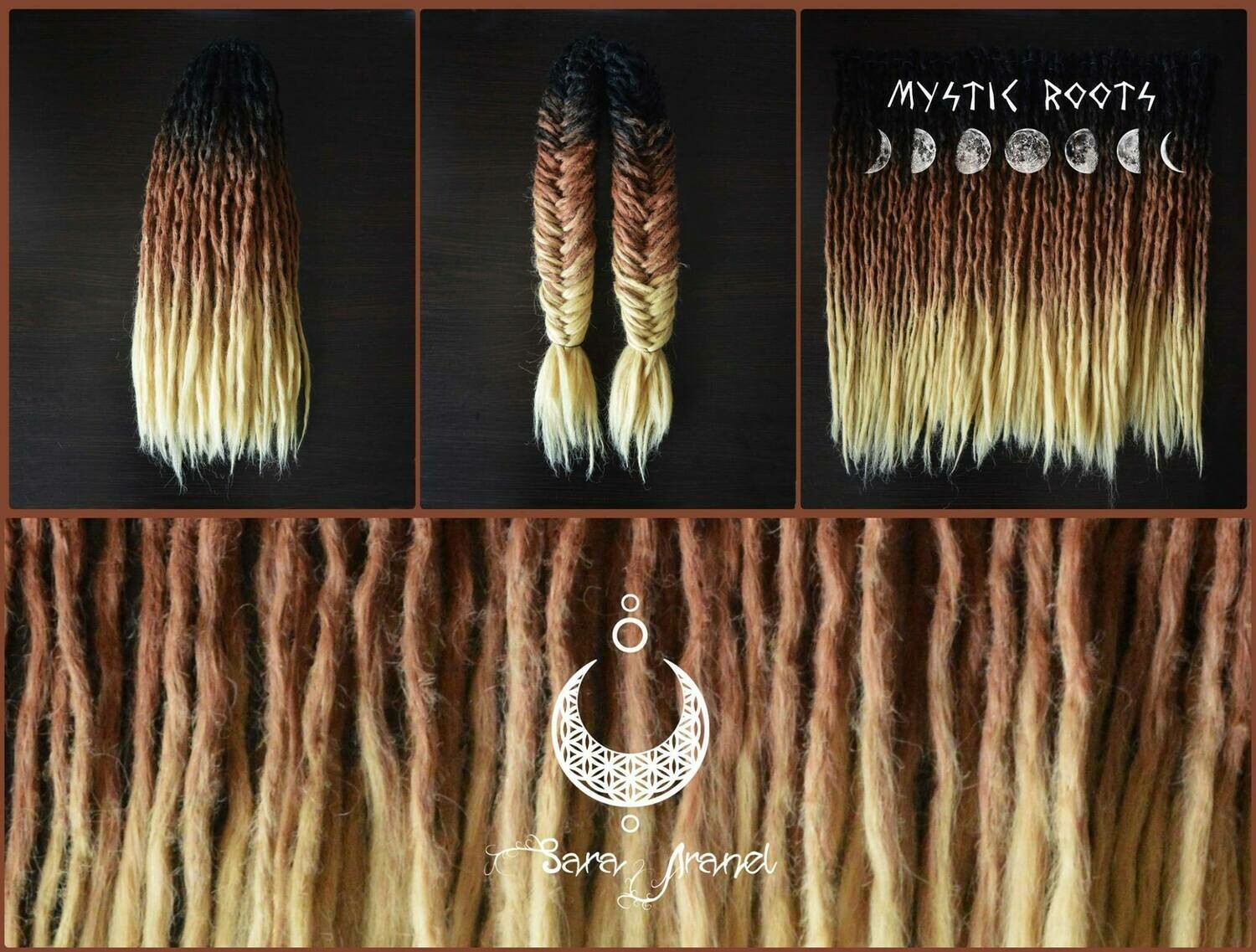 Full Set &quot;Wyld Ombre&quot;  - Dredy Syntetyczne