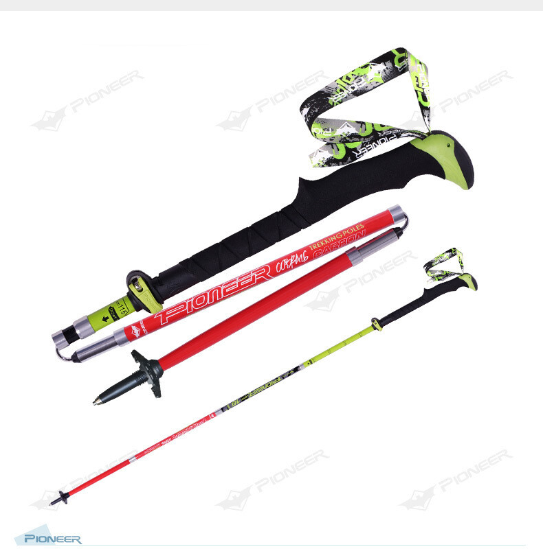 Carbon Adjustable Trekking Poles x 2