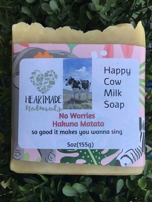 Happy Cow milkl soap, No Worries