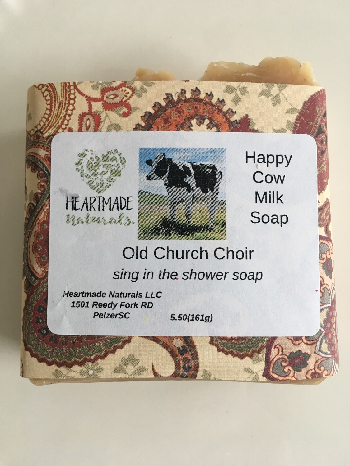 Happy Cow Milk Soap. Old church choir