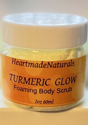 Tumeric Glow foaming body scrub