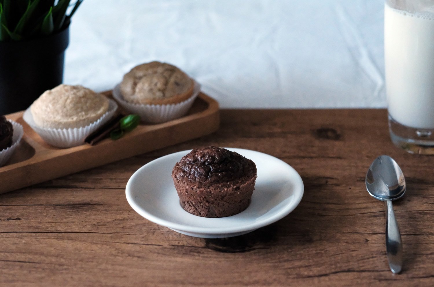 MUFFINS DOBLE CHOCOLATE